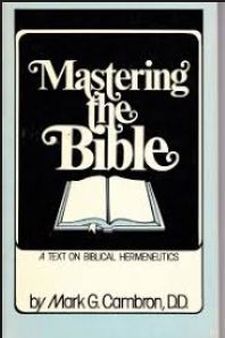 Cambron Mastering the Bible