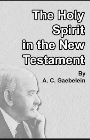 Gaebelein The Holy Spirit in the New Testament By Arno Clemens Gaebelein is a 19 chapter work looking at key verses on the Holy Spirit in the NT.